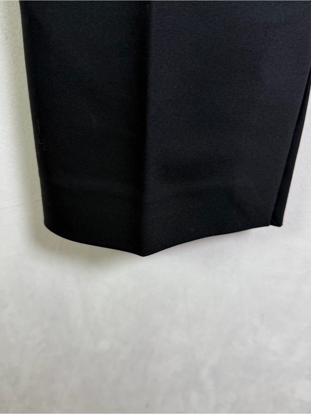 Helmut Lang Women Sz 8 Black Split Hem Trousers Stretch Tailored Designer Pants - Picture 11 of 14